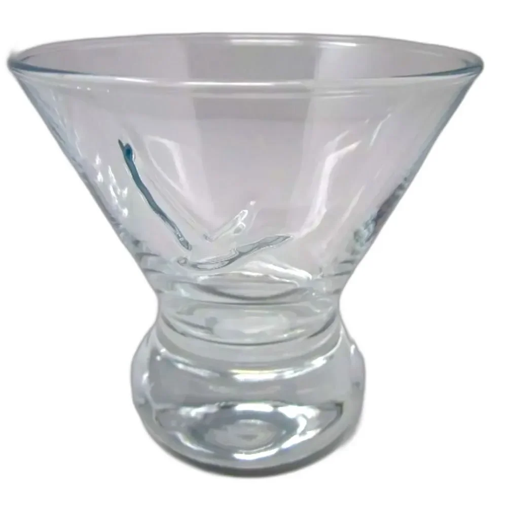 GREY GOOSE Vodka Limited Edition Clear Logo Lowball Glasses 8 oz Set of 2